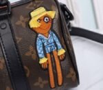 Louis Vuitton Monogram Canvas Mens Zoooom With Friends Nano Keepall Travel Bag - Image 6