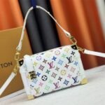 Louis Vuitton X TM Multicolored Side Trunk MM In White