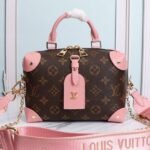 Louis Vuitton Monogram Canvas Petite Malle Souple Handbag In Peche
