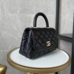 Chanel Coco handle flap shoulder bag Mini - Image 2