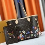 Louis Vuitton X TM Monogram Canvas Neverfull MM
