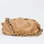 Fake Bottega Veneta The Chain Pouch Bag Almond