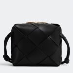 Replica Bottega Veneta Mini Cassette Camera Bag Black
