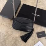 YSL Mini Lou Quilted Leather Camera Bag - Image 7