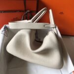 Fake Hermes Lindy 30cm bag in beton color - Image 8