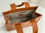 Top Quality Faux Chloe Woody Medium Tote Bag In Brown Calfskin - Image 8