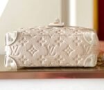 Louis Vuitton Monogram Empreinte Petite Malle Souple Handbag In Cream - Image 4