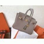 Tourterelle Hermes Birkin 25cm AAAAA Replica Handbag - Image 4