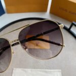 MATTHEW WILLIAMSON MAGNOLIA SUNGLASSES IN YELLOW GOLD - Image 5