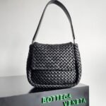 Replica Bottega Veneta Cobble Small Bag Black - Image 4