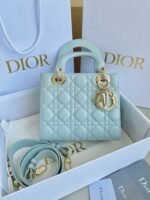 Dior Small Lady Dior My ABCDior Bag Replica in Placid Blue - Image 9
