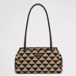 Prada Supernova Small Shoulder Bag Imitation in Black/Beige