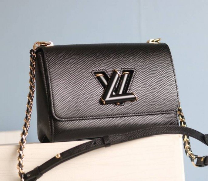 2D7CD8EB-BB97-8D1C-A76A-ED459BECC9D9.jpg Louis Vuitton Epi Leather Twist MM Bag In Black - Image 1