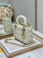 Dior Lady Dior Mini Bag Fake in White - Image 10