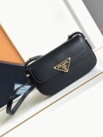 Prada Shoulder Bag Replica in Black - Image 4
