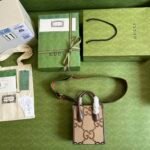 Mini tote bag with Interlocking G - Image 3