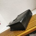 Prada Symbole Medium Bag Replica with Topstitching in Black - Image 2