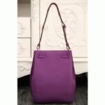 Purple Leather Knockoff Hermes So Kelly 22cm Stylish Purse - Image 7