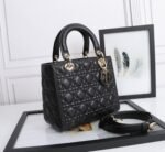 Dior Lady Dior Medium Bag Replica in Black - Image 9