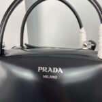 Prada Supernova Medium Bag Knockoff in Black Brushed - Image 6