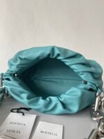 Faux Bottega Veneta The Chain Pouch Bag Lake Green - Image 2