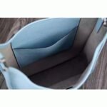 Light Blue Evelyne III PM Bag Designer Replica Hermes Soft Hue Tote - Image 4