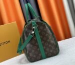 Louis Vuitton Monogram Macassar Canvas Keepall Bandouliere 50 In Borneo Green - Image 4