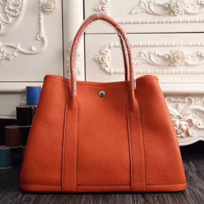 2EB18C67-00D6-5C1E-7C9C-5ED77DE2B6A6.jpg Orange Replica Hermes Garden Party 36cm Large Tote Bag - Image 1
