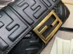 Top Quality Fake Fendi Small Baguette Bag In Black FF - Image 7