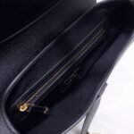 Dior Saddle Bag Fake in Black Grained Calfskin - Image 7