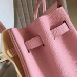 Elegant Pink Hermes Birkin 30cm Luxury Replica - Image 4