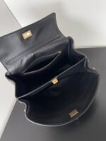 Knockoff Balenciaga Rodeo Medium Bag Black Calfskin - Image 5