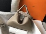 Knockoff Hermes Lindy 30cm bag in gris tourterelle tone - Image 8