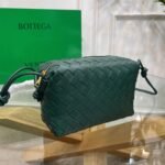 Knockoff Bottega Veneta Loop Small Bag Raintree - Image 4