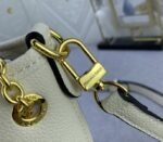 Louis Vuitton Monogram Empreinte Leather Bundle Bag In Cream - Image 9
