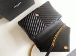 Replica Saint Laurent College Large Chain Bag Black - Image 8