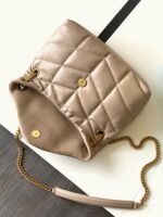 Replica Saint Laurent Puffer Small Chain Bag Beige Lambskin - Image 9