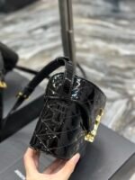 JUNE BOX BAG IN QUILTED PATENT LEATHER - Image 6