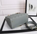 Dior Lady Dior Medium Bag Replica in Grey - Image 8