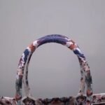 Dior Large Book Tote Bag Fake in Pink KaleiDiorscopic Embroidered Cotton - Image 4