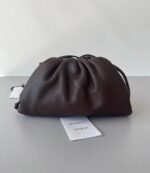 Imitation Bottega Veneta Mini Pouch with Strap Grape - Image 4