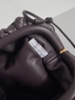 Knockoff Bottega Veneta Mini Pouch with Strap Grape - Image 9