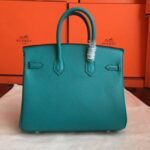 Blue Paon Hermes Birkin 25cm High-End Replica - Image 2