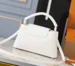 Louis Vuitton Capucines East-West MM Handbag In All Optic White - Image 2