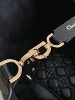 Dior Toujours Large Bag Replica in Black Macrocannage Calfskin - Image 3