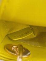 Dior Lady Dior Micro Bag Fake in Yellow Cannage Lambskin - Image 5