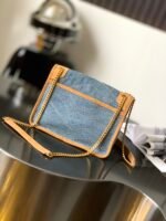 NIKI BABY CHAIN BAG IN CROCODILE-EMBOSSED LEATHER - Image 9