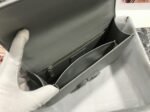 Dior 30 Montaigne Medium Bag Replica in Grey Ultramatte Grained Calfskin - Image 3