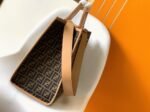 Top Quality Replica Fendi Sunshine Large Tote Bag in Brown FF Jacquard Fabric - Image 8