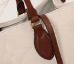 Louis Vuitton Monogram Empreinte Giant Onthego GM Tote In Cream – Brown - Image 7